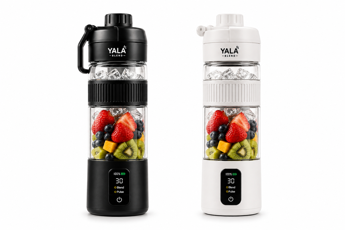 YALA Blend Portable Blender in Black and White